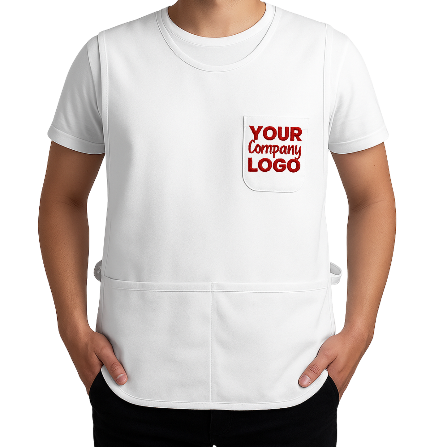 Embroidered Vest Apron