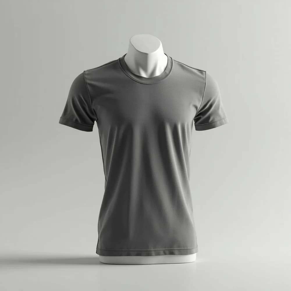 T-Shirt (Round Neck) - Short Sleeve · Unisex · Mix — Charcoal