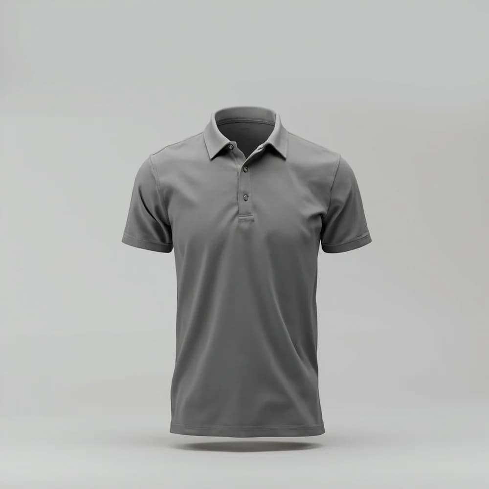 Performance Polo · Unisex · Polyester — Charcoal