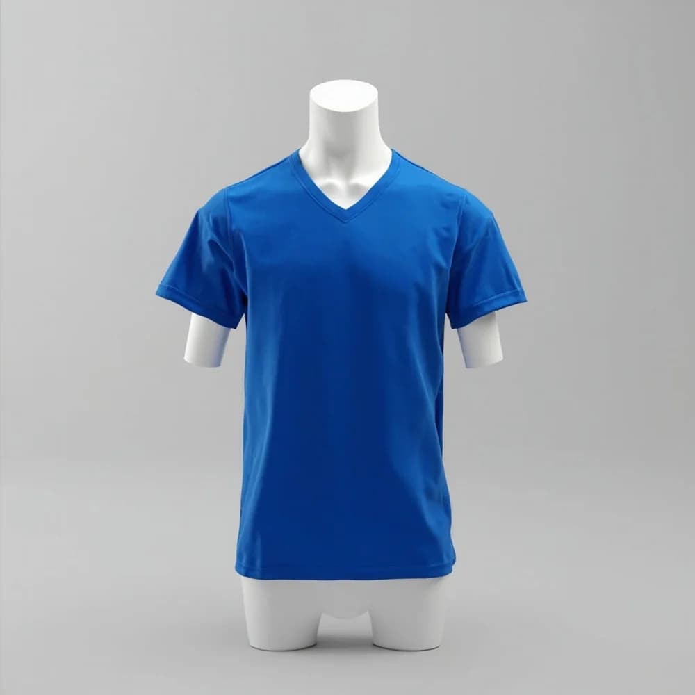 Performance V-Neck T-Shirt · Women's · Polyester — Sapphire