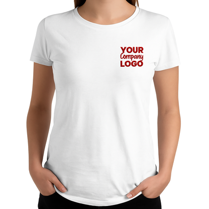 Embroidered 100% Polyester T-Shirt Female