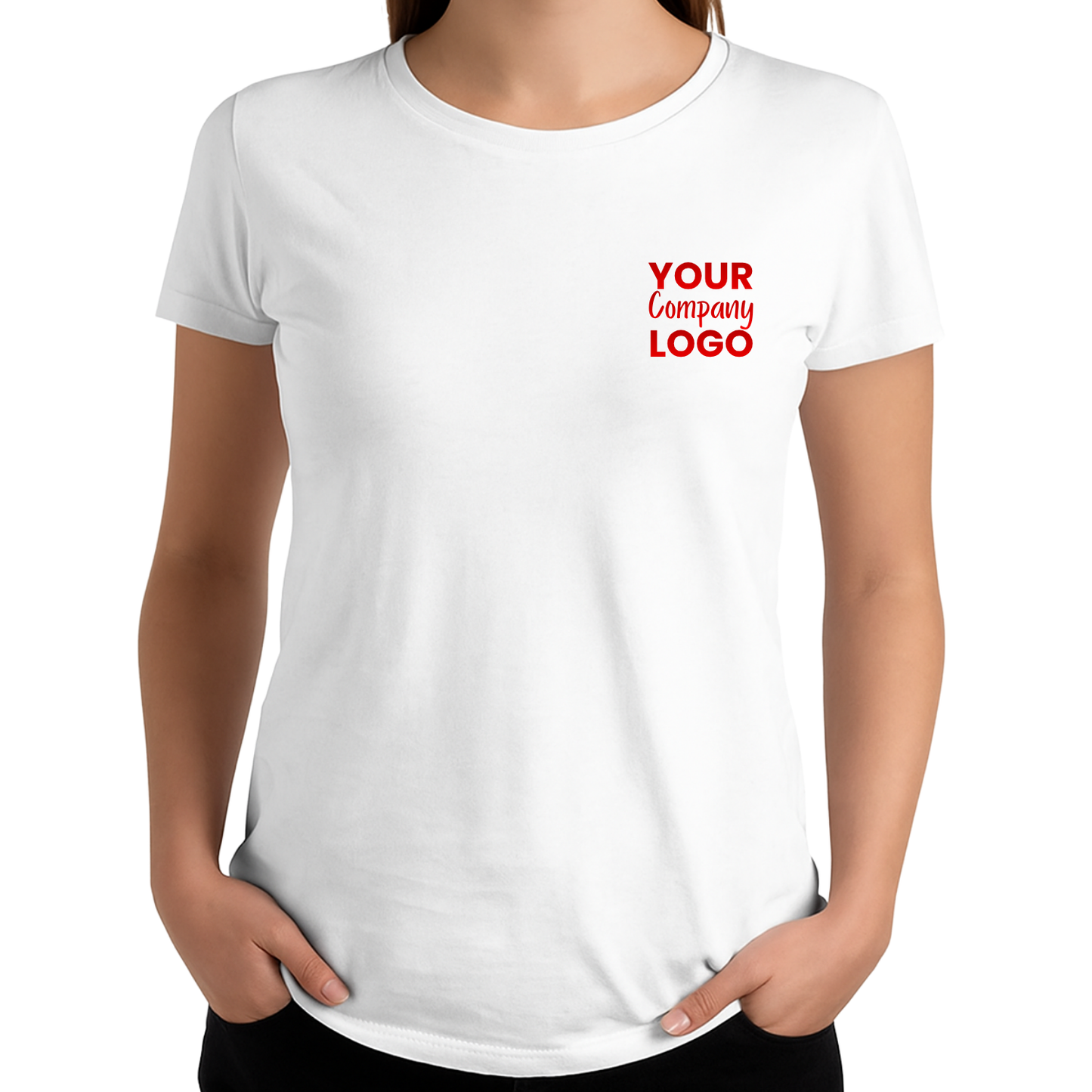 Printed 100% Polyester T-Shirt Female