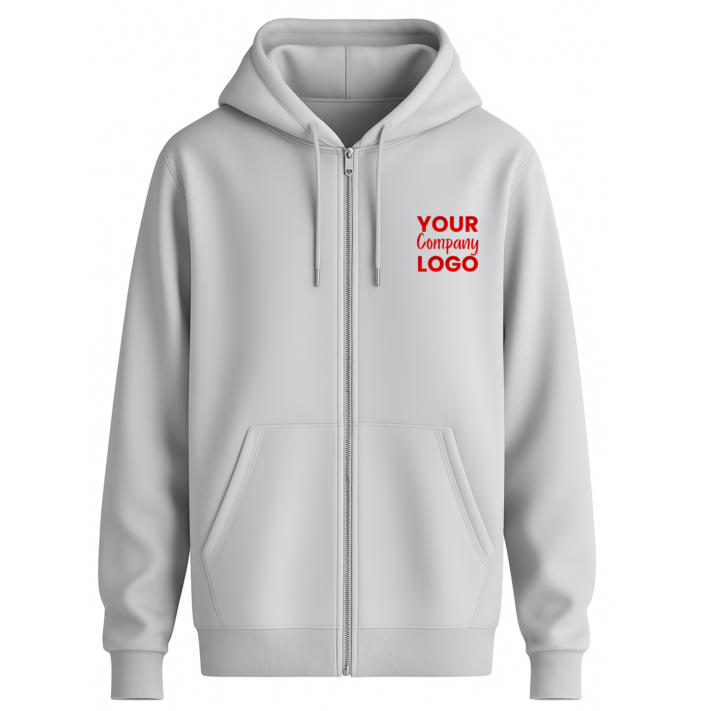 Printed Ziper Hoodie