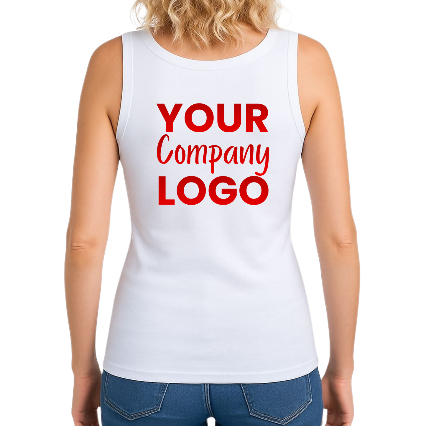 Printed Cotton Tank Top Female