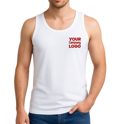Embroidered Polyester Tank Top Male